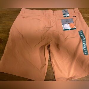 Hurley Trek Hybrid Shorts Men's Coral Orange Size 40